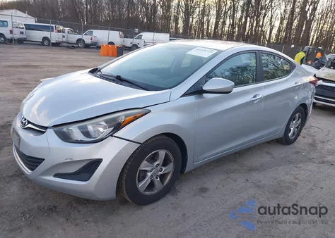 2014 Hyundai Elantra Se из США, поврежденный, VIN 5NPDH4AE1EH503283